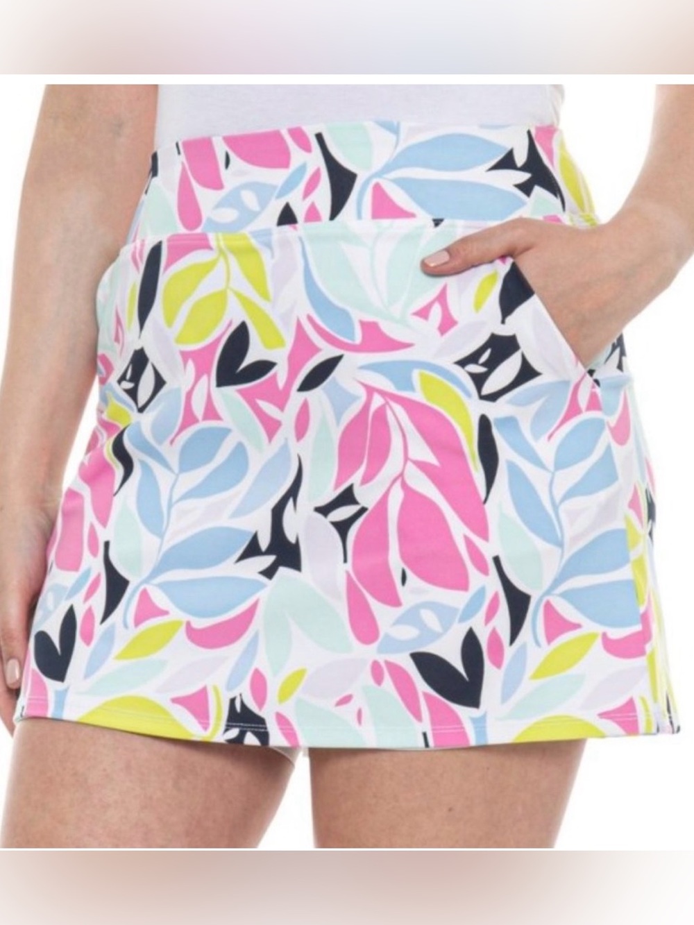 Tommy Bahama Golf Tennis Pickleball Skirt Skort Shorts XS X-Small Tropical Print